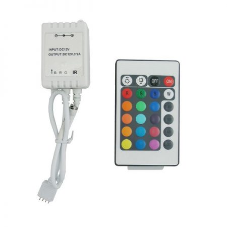 LED dálkový IR ovladač RGB 72W