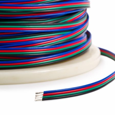 Napájecí kabel pro RGB pásky 4x0,35mm