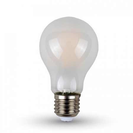 Opálová LED filament žárovka E27 A60 4W