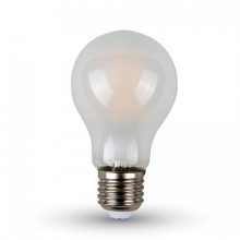 Opálová LED filament žárovka E27 A60 7W
