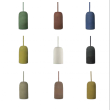 Betonová závěsná lampa váza (9 barev)