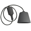 Silikonová závěsná lampa (12 barev)