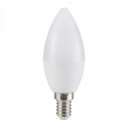 Profesionální mléčná LED svíčka C37 E14 4,5W se SAMSUNG čipy 110lm/W