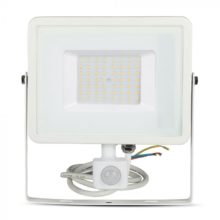 Profesionální bílý LED reflektor 50W s pohybovým čidlem se SAMSUNG čipy