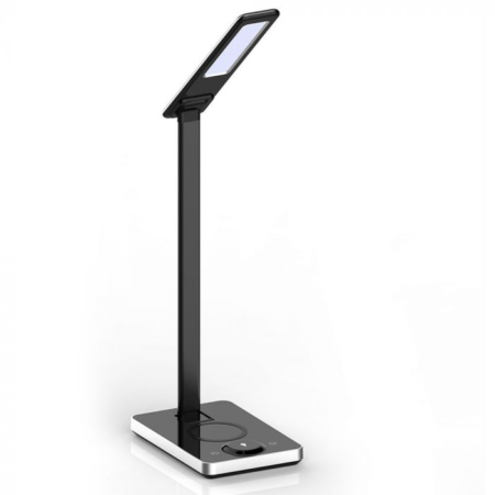 Černá stmívatelná stolní LED lampa 7W