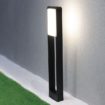 Černá sloupová zahradní LED lampa 10W SAMSUNG čipy