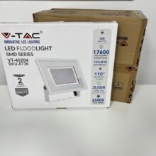 Bílý LED reflektor 200W, 4+1ks zdarma